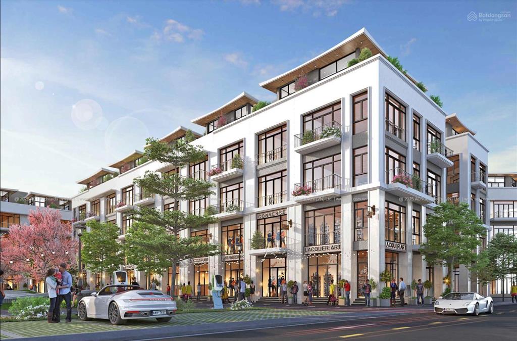 Bán shophouse 2 mặt tiền trung tâm thường tín 75m2, đường 13m, 4,5 tầng kinh doanh đỉnh