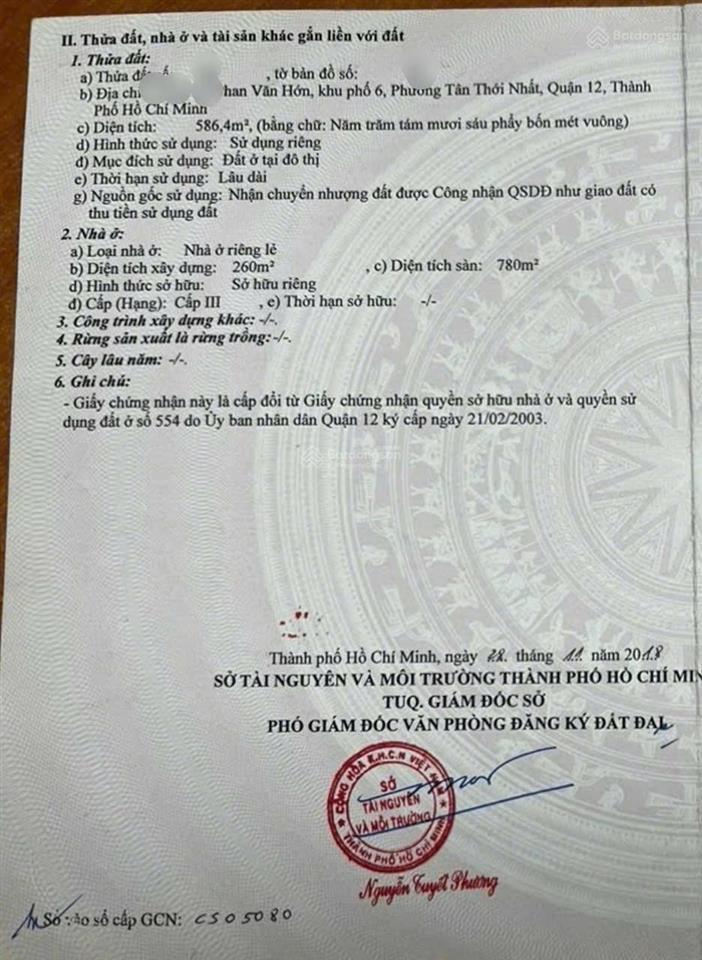 27 tỷ  585m2  3 tầng  siêu dòng tiền  phan văn hớn  q12