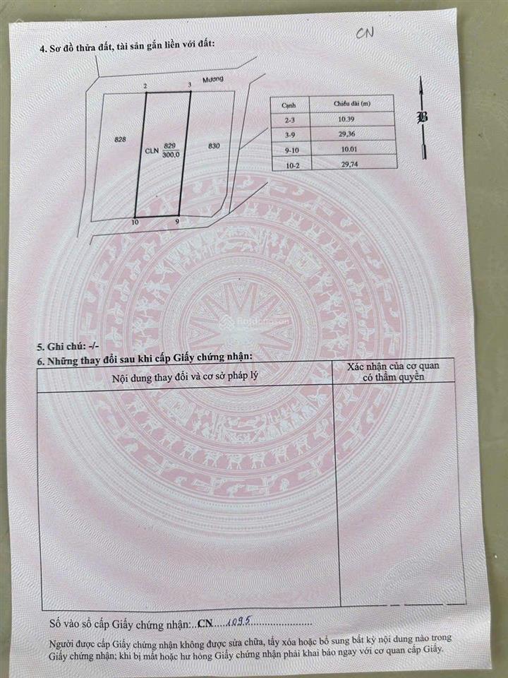 Bán lô đất cln ở hò rò, cách đường su hào 150m