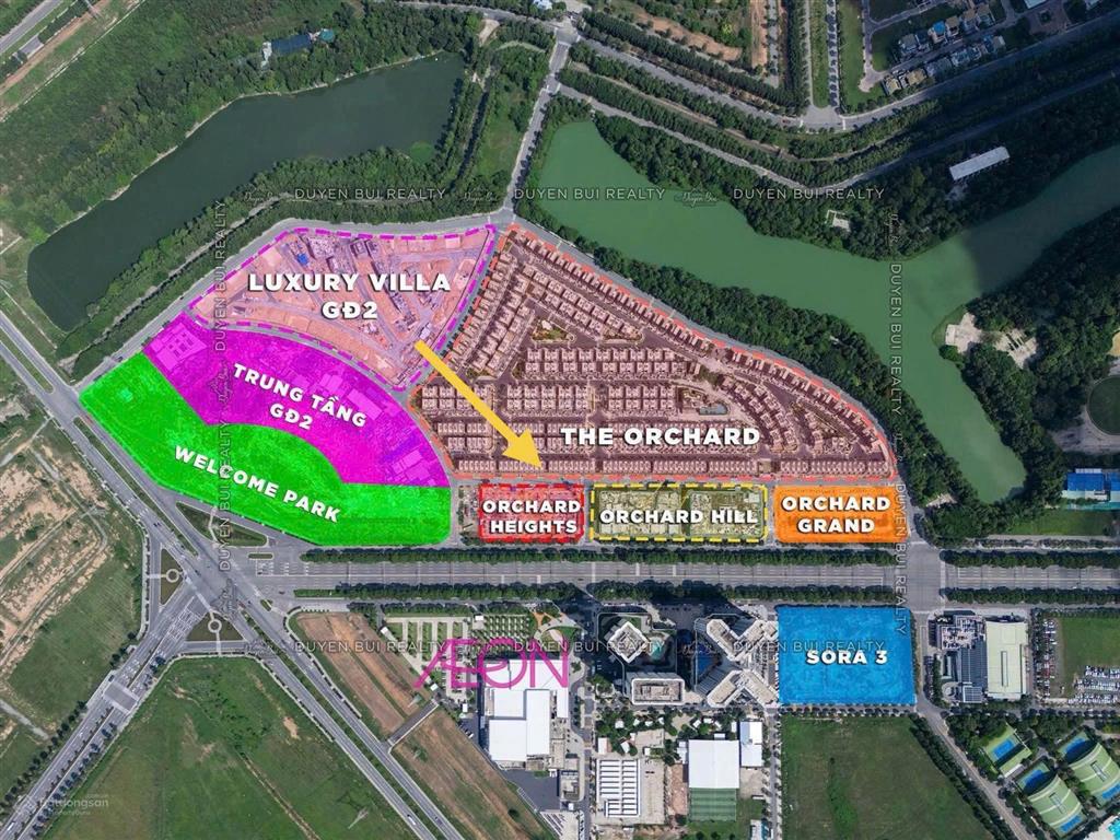 Chính chủ bán nhà phố góc giá rẻ nhất khu the orchard sycamore chỉ 9.4 tỷ all in