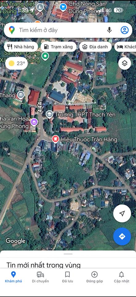 Đất trung tâm xã dũng phong, cao phong, hoà bình. diện tích trong sổ 2171m2, thực tế 3500m2