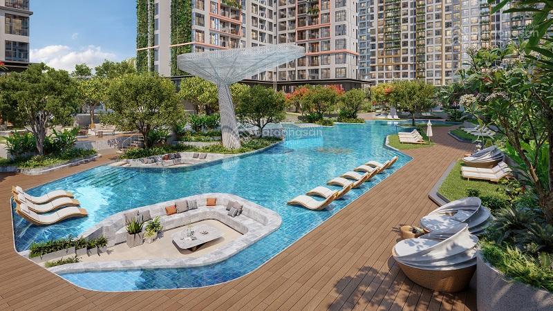 Cho thuê căn hộ 2pn full nt luxury lumiere boulevard chỉ 11tr