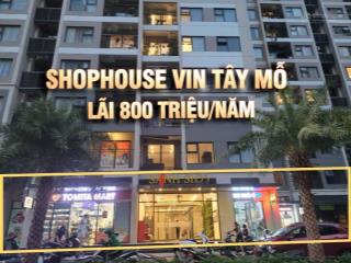 Nhỉnh 3,5tỷ có ngay shop khối đế 60,3 m2 the victoria vinsmart citycho thuê kd 80tr/tháng sổ đỏ