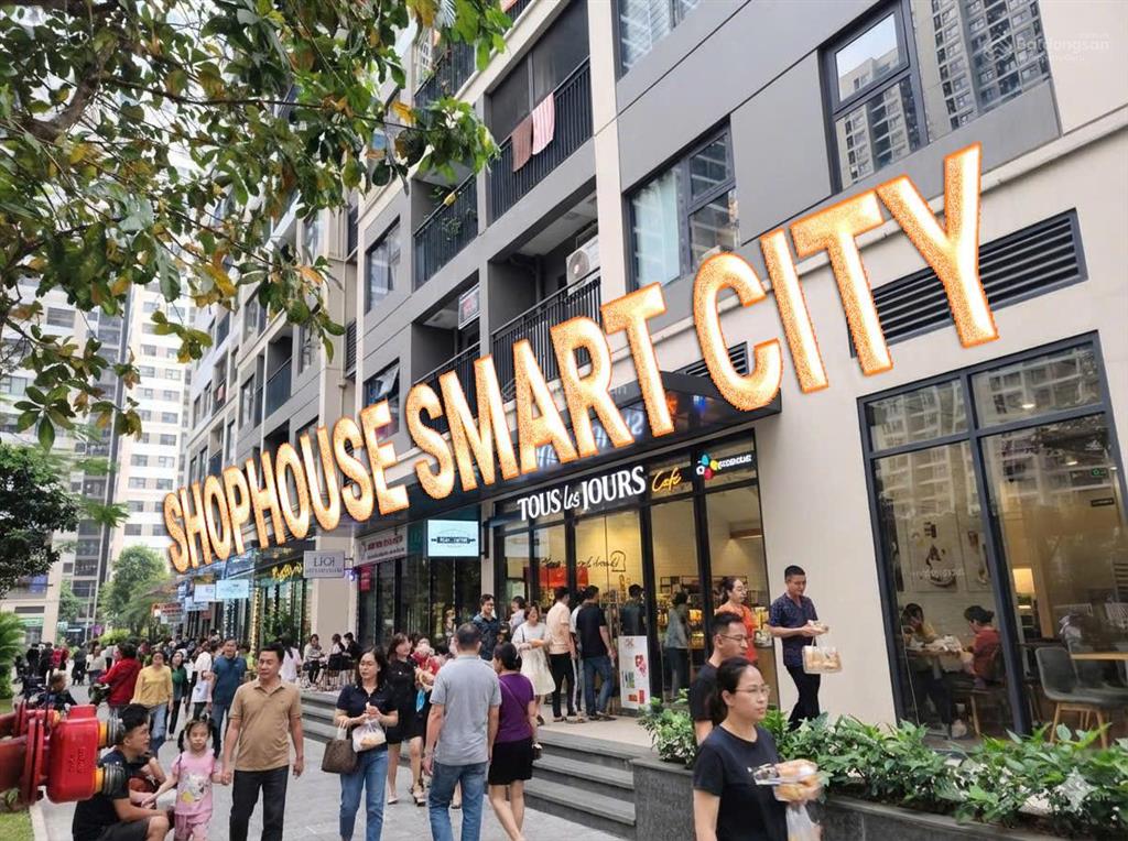 Lãi 800tr/năm khi đầu tư shop mặt sảnh 63m2 vinhomessmart city  vốn 3tỷ  sổ đỏ