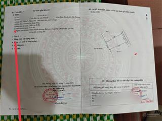 Bán đất đẹp tại thị trấn vĩnh bảo, 1,85 tỷ, 88 m2 chỉ với