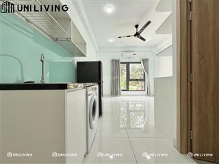 Cho thuê studio siêu thoáng full nội thất có máy giặt riêng  chỉ tính điện nước gần hoàng diệu 2