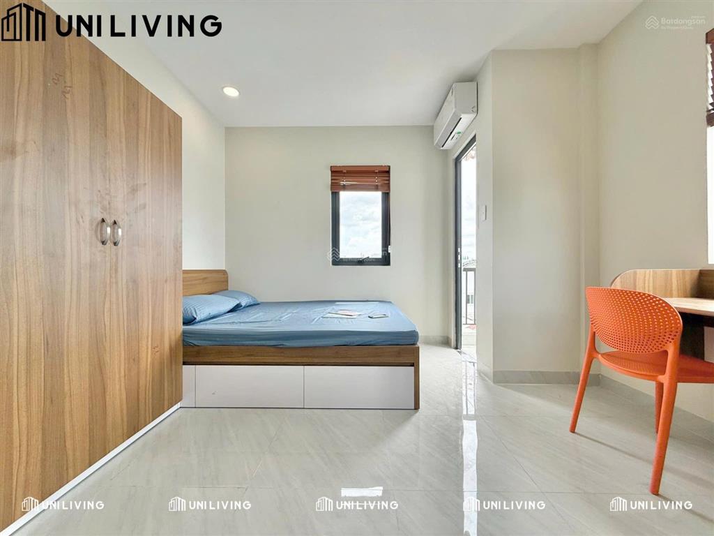 Cho thuê studio ban công full nội thất mới xây gần suối tiên, làng đại học