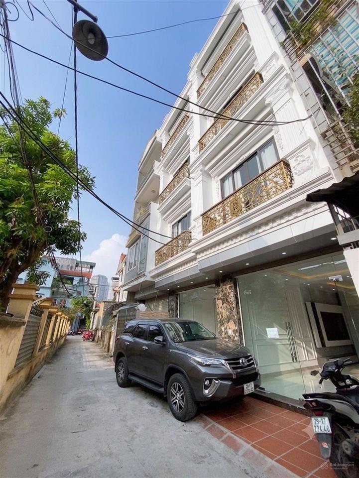 Phan đình giót  hà đông  46m  5 tầng  thang máy  gara ô tô  kinh doanh  full nội thất
