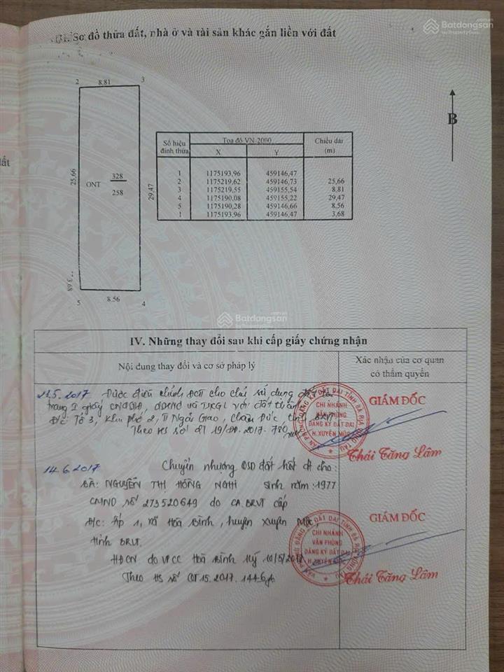 Bán gấp nhà mặt tiền đường hòa bình  bình châu, 3,2 tỷ, 258m2, xuyên mộc, bà rịa vũng tàu