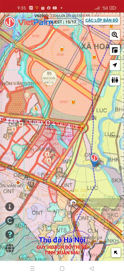 Chỉ hơn 5 triệu/m² 502m² (170m² thổ cư) hoàng văn thụ, chương mỹ | view cánh đồng