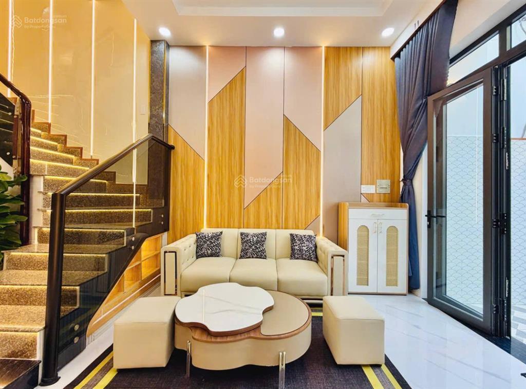 Bán nhà mặt tiền nguyễn văn khối, hẻm xe hơi tới nhà, full nội thất. giá bán 7 tỷ 600 triệu tl