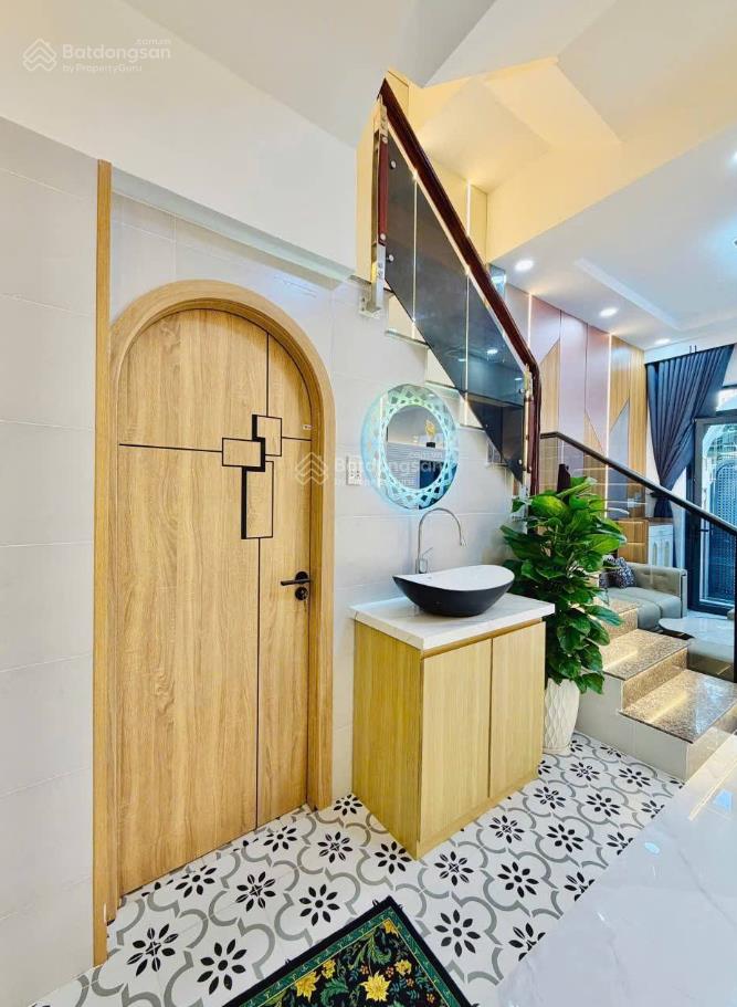 Bán nhà mặt tiền nguyễn văn khối, hẻm xe hơi tới nhà, full nội thất. giá bán 7 tỷ 600 triệu tl
