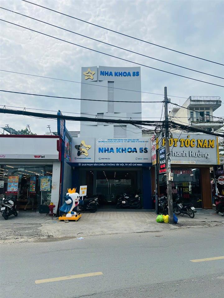 Mặt tiền phạm văn chiêu, gò vấp  dt 6x40m  230m2  gp hầm 7 tầng  giá 23 tỷ