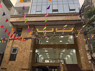 Bán gấp toà văn phòng mặt phố quang trung, 210 m2, 9 tầng, mặt tiền 9m, có hầm, 2 mặt phố, 149.5 tỷ