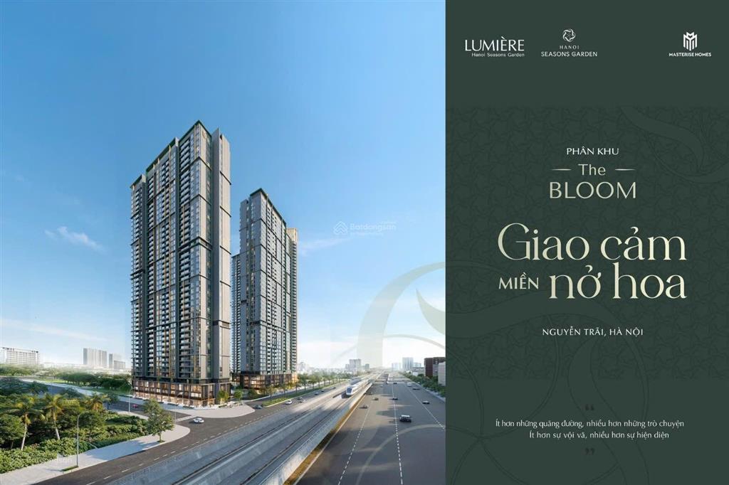 Nhận booking dự án masterise cao xà lá (hanoi seasons garden)