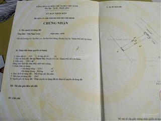 Chính chủ  đất mặt tiền củ chi full thổ cư