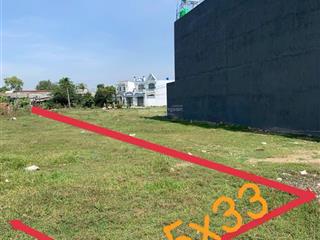 Chính chủ cần tiền bán, 5x33 (162m2)thổ cư, đường nguyễn thị thọ kv5 tt đức hòa, giá 880tr. sổ hồng
