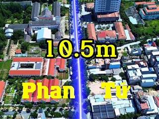 Bán đất mặt tiền phan tứ sát biển mỹ khê 276m2  ngang 12.2m chỉ 179 tr/m2  ngay phố tây an thượng