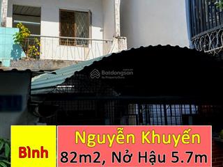 Nhà đất đường nguyễn khuyến, quận bình thạnh, 82m² (nở hậu 5.7), 8.6 tỷ