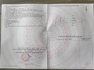 Bán đất 122m2 tại xã phước thuận, xuyên mộc, bà rịa vũng tàu, giá tốt, view đẹp (100m2 thổ cư)