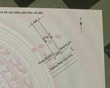 Chủ gửi em miếng đất 83m2 thổ, mặt tiền đường phạm văn chèo, thị trấn củ chi  giá 750 tr