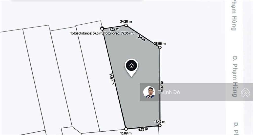 Siêu phầm góc 2 mặt tiền 125127 phạm hùng, p5 q8, sẵn kết cấu 4 tầng giá chỉ 21,5 tỷ