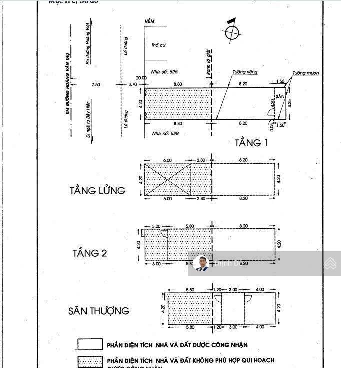 Bán tòa nhà 4 tầng mặt tiền 527 hoàng văn thụ, tân bình, sẵn hdt 70tr/tháng giá bán chỉ 17 tỷ