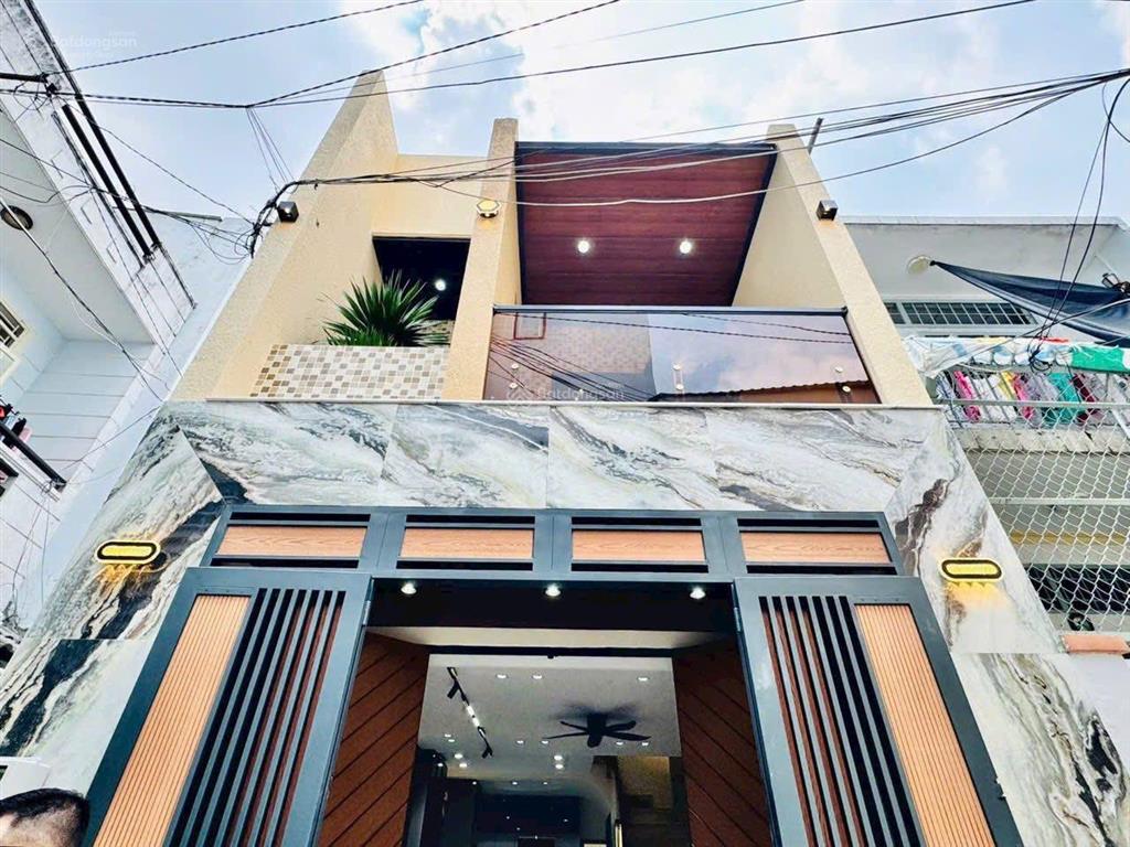 Nhà đẹp rộng vị trí trung tâm gò vấp  ngay trường thcs nguyễn du đường số 8 dt 56m2 shr