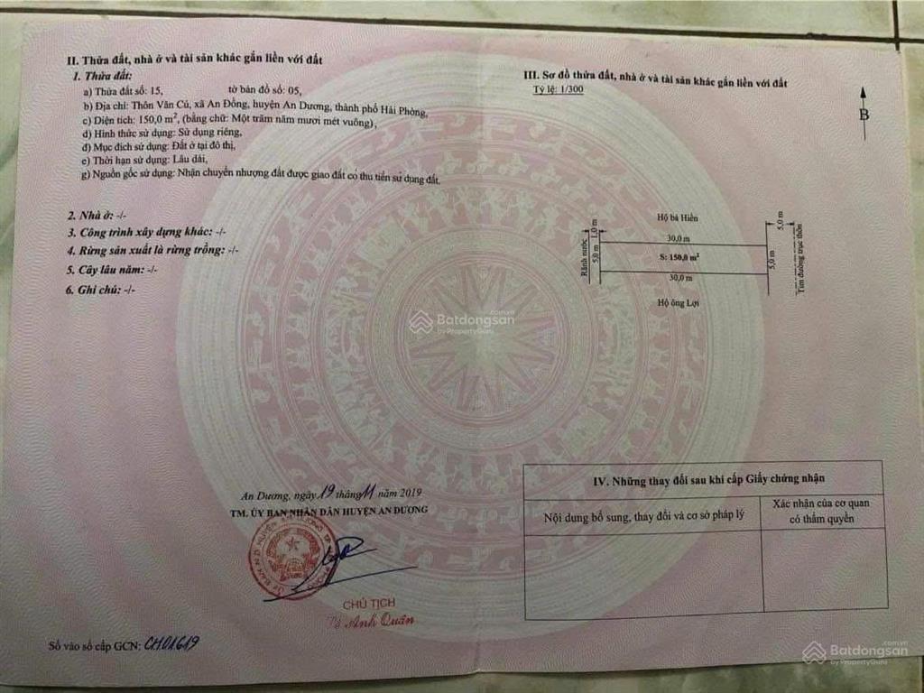 2 lô mặt đường hoàng thế chung an đồng, an dương