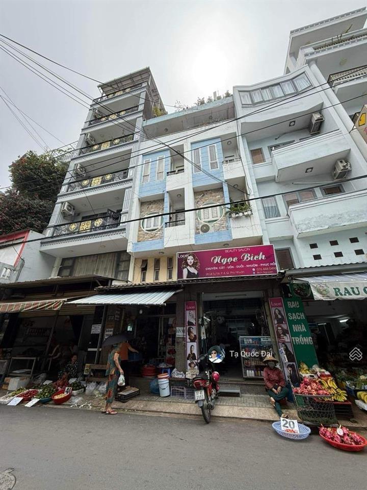 Quận phú nhuận  mt lê tự tài  42.2m2  13.5 tỷ  2 mt trước sau  5 tầng