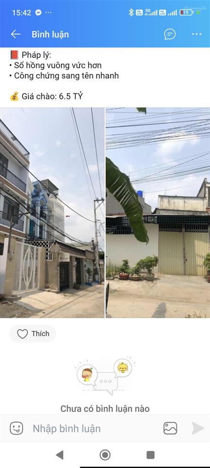 Đất lớn xây kho xưởng 158m  đường 8m xe tải ra vào thoải mái, gần hà huy giáp, giá chỉ 6.5 tỷ.