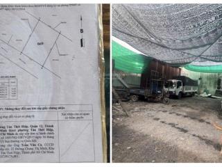 Đầu tư kho bãi sinh lời ngay  150m đất tân thới hiệp, ngang 10m hiếm thấy, giá chỉ 20tr/m cực tốt