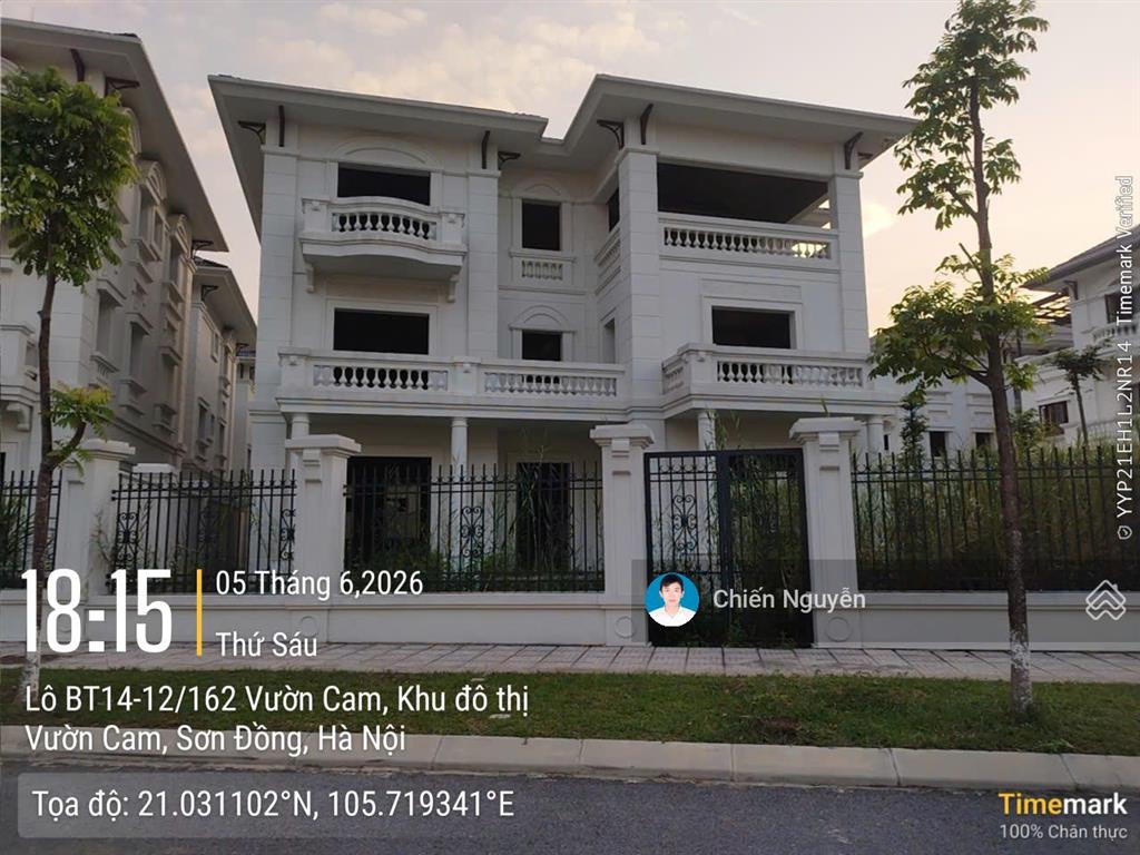 Giá đầu tư! biệt thự đơn lập 316,5m2, đường to 20,5m, hướng đông nam, vị trí đẹp không thể bỏ qua