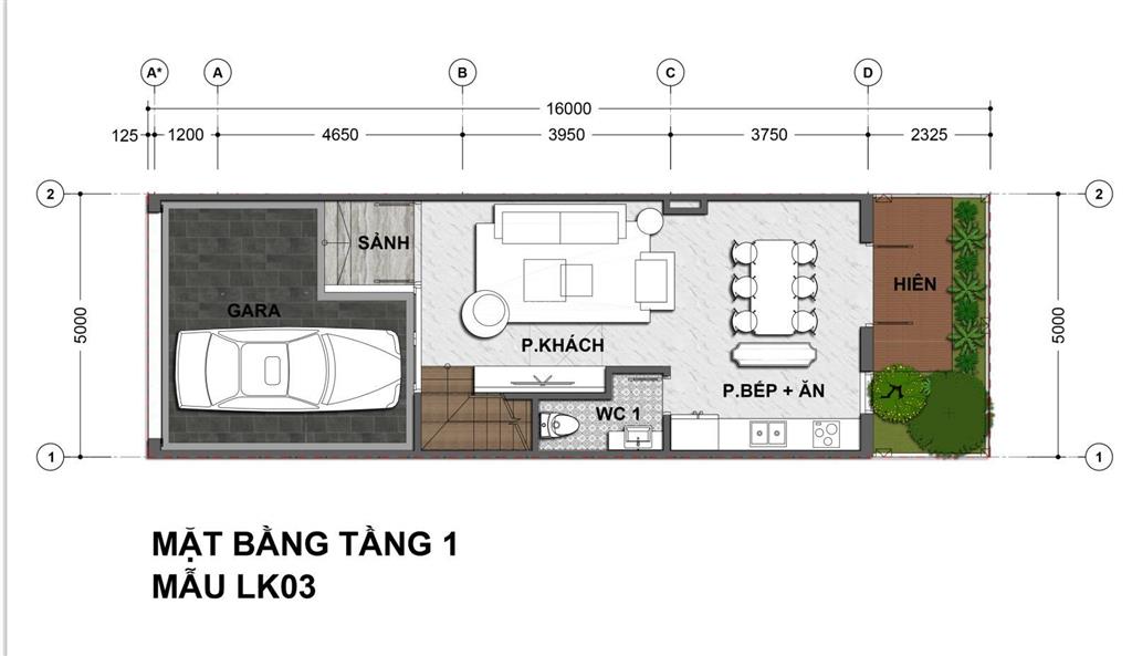 Cần bán căn liền kề 80m2, gần công viên, giá hời, vị trí đẹp, có thang máy, có hầm