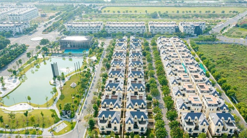 Biệt thự song lập 135m², vị trí đẹp, gần công viên trung tâm, gần trường học, giá tốt an lạc