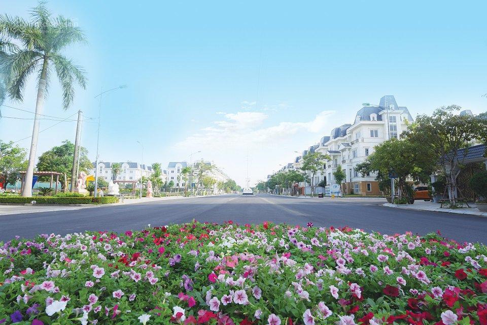 Hàng hiếm! căn biệt thự song lập đường lớn, hai mặt tiền, gần hồ điều hòa, giá cho thuê rẻ