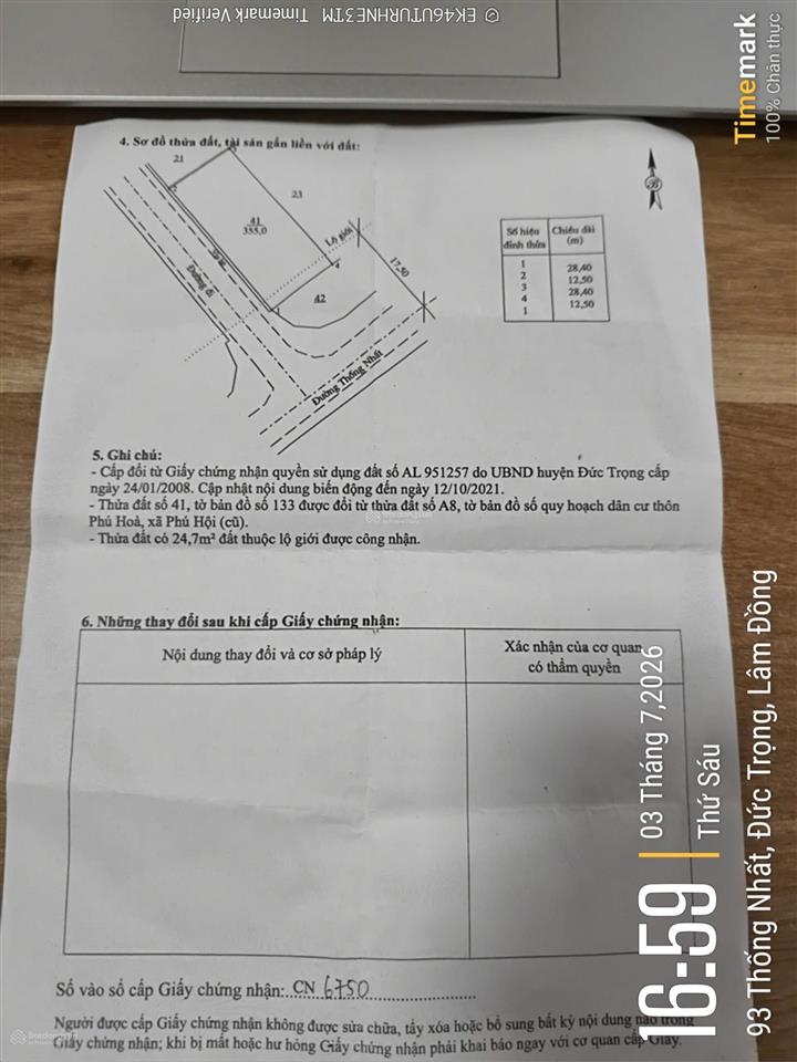 Bán đất lô góc 360m²  chỉ từ 6 tỷ  trung tâm thị xã đức trọng  sát sân bay liên khương.