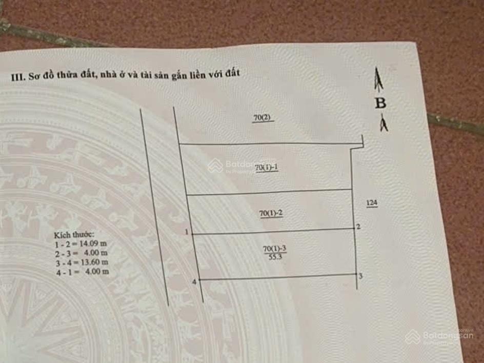 Bán đất tại thạch bàn, 10 tỷ, 56 m2, mặt tiền 4m, ngõ ô tô thông.