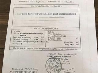 *mặt tiền đoạn đẹp* [235,3 m2] phạm thế hiểnphường 6