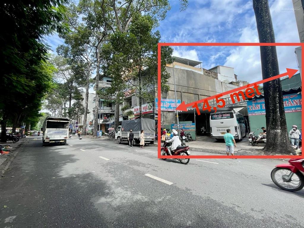 Mặt tiền an đông  quận 5 (14,5 x 36 = 457,7m2) 84 hùng vương