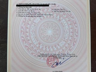 675,3m2  ngang 10m nở hậu full thổ cư, đường xe hơi d.công khing.v bứa (sổ hồng mới 26/1/2026)