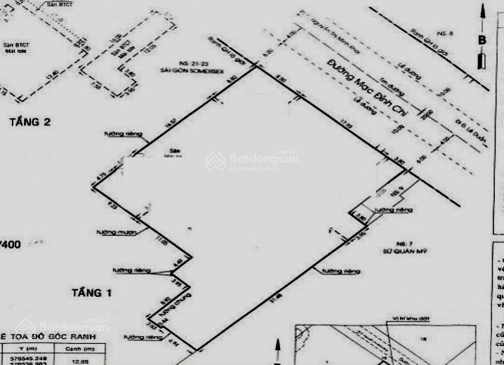 Đất mặt tiền bến nghé, quận 1 (33 x 39m)  gpxd 4 hầm 18 tầng (giá 2026)