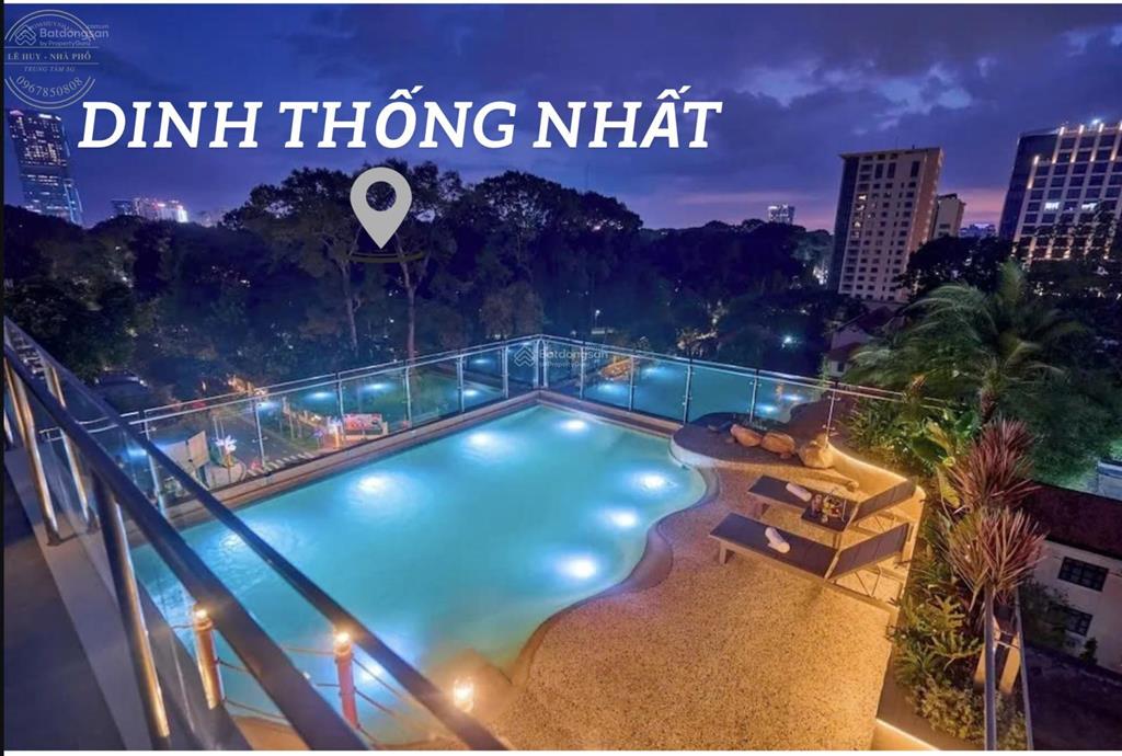 Bán khách sạn 4 sao ngay dinh độc lập, quận 1 (8,5 x 41) 1 hầm 10 tầng