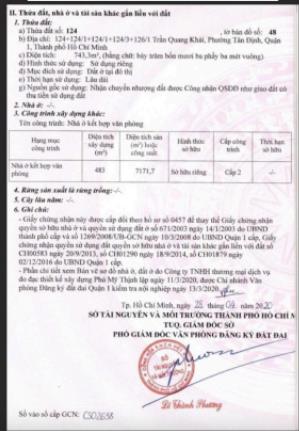 Bán tòa 124 trần quang khải  (17,4 x 40  2 hầm 14 tầng)