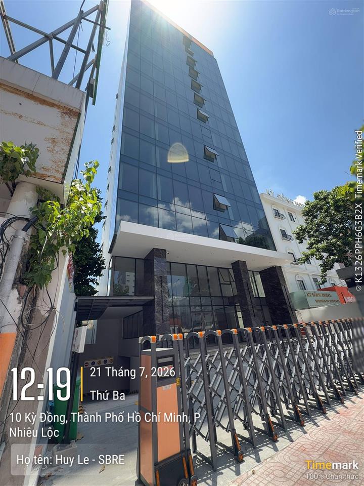 Bán buiding 10 kỳ đồng, quận 3  20 x 35m (3 hầm, 17 tầng) mới 100%