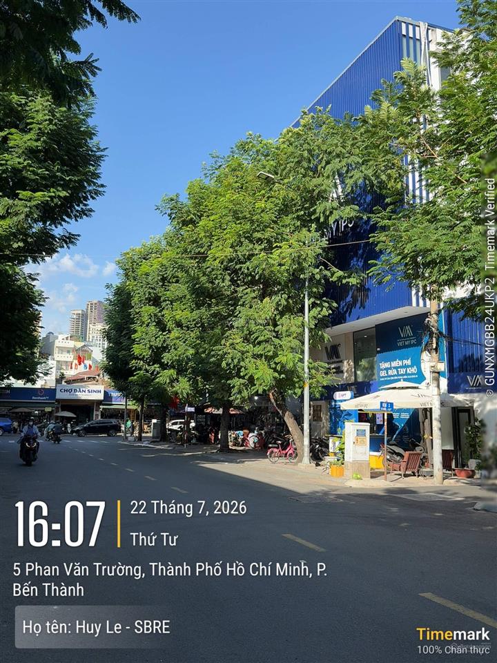 3 mặt tiền  6 tầng  thang máy ngang 13,5m, hđ thuê 85tr/th