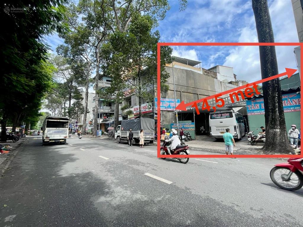 Mặt tiền an đông  quận 5 (14,5 x 36 = 457,7m2) 84 hùng vương
