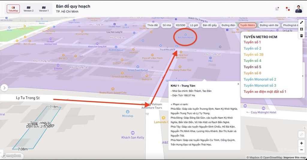 [7,17m x 30m] mặt tiền lý tự trọng bến thành quận 1