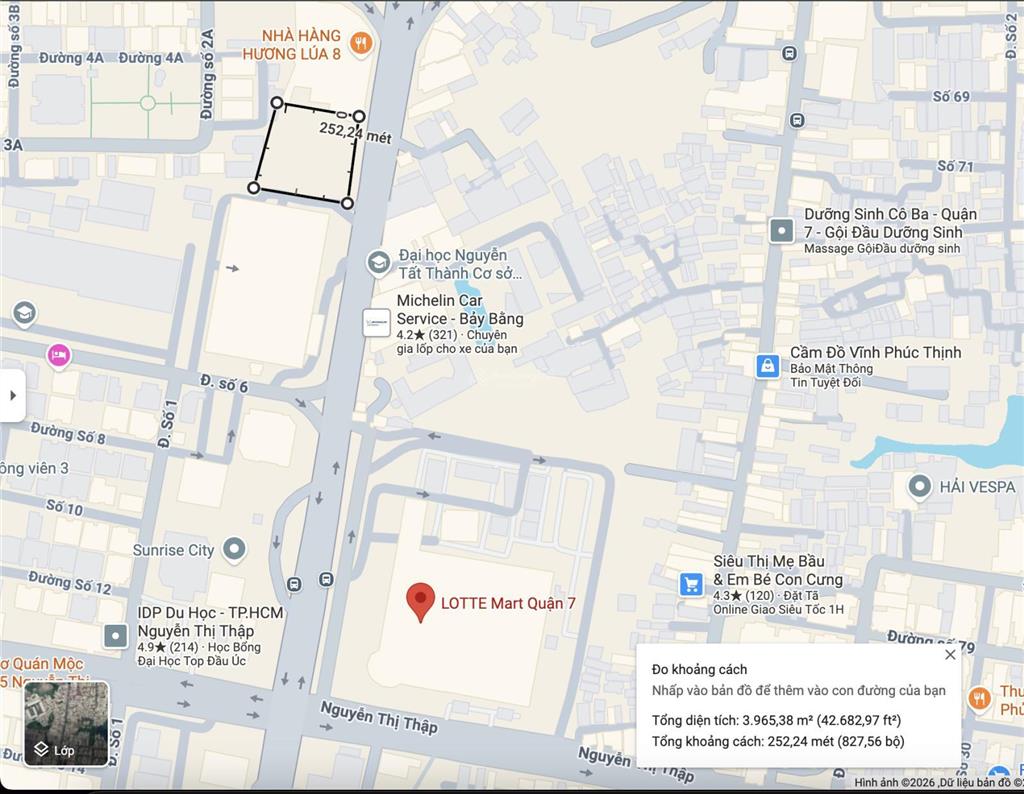 3883m2 đất build chung cư himlam quận 7  2 hầm 24 tầng (duyệt 1/500)