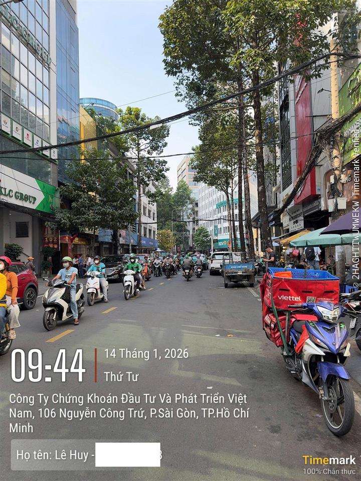 Mặt tiền 106 nguyễn công trứ, p. sài gòn  (4,55 x 17,5m) 1 hầm 6 tầng